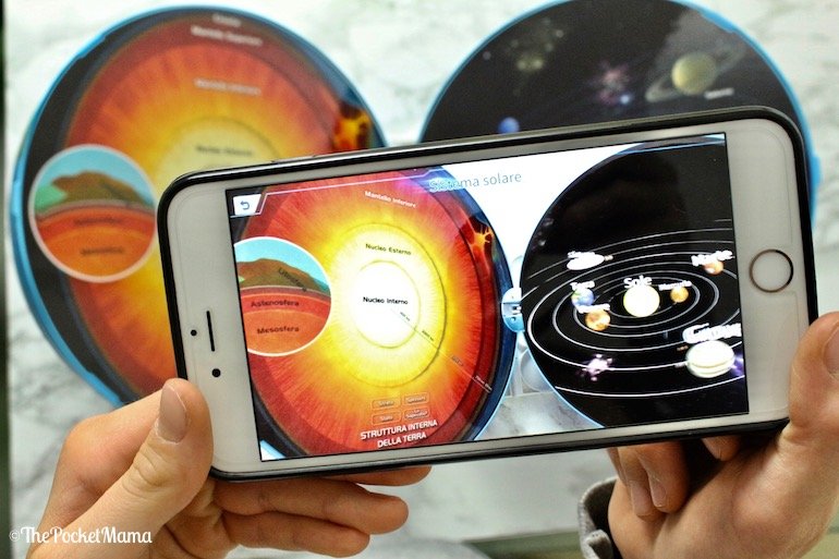 realtà aumentata sistema solare Smart Globe Explorer AR