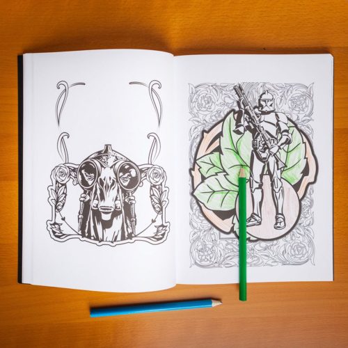 star wars art therapy colouring book 2